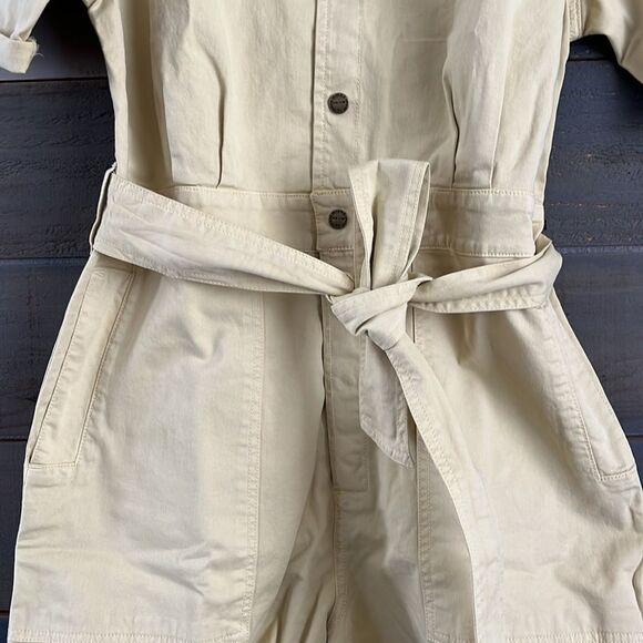 Current Elliott The Serenity Romper Jumpsuit Khaki NWT Size S $284 - Picture 6 of 12